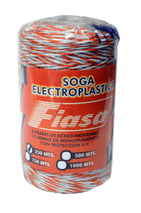 Electro Piolín 6h 750 mts x 4 unidades Accesorios FIASA® para Alambrados Eléctricos 218900102ML