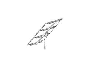 Soporte para Panel Solar para Piso Tipo Monoposte 220900182