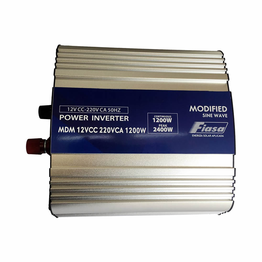 Inversor de Corriente Off Grid Fiasa® Onda Senoidal Modificada 12V 1200W | fiasa.com.ar | Fábrica de Implementos Agrícolas