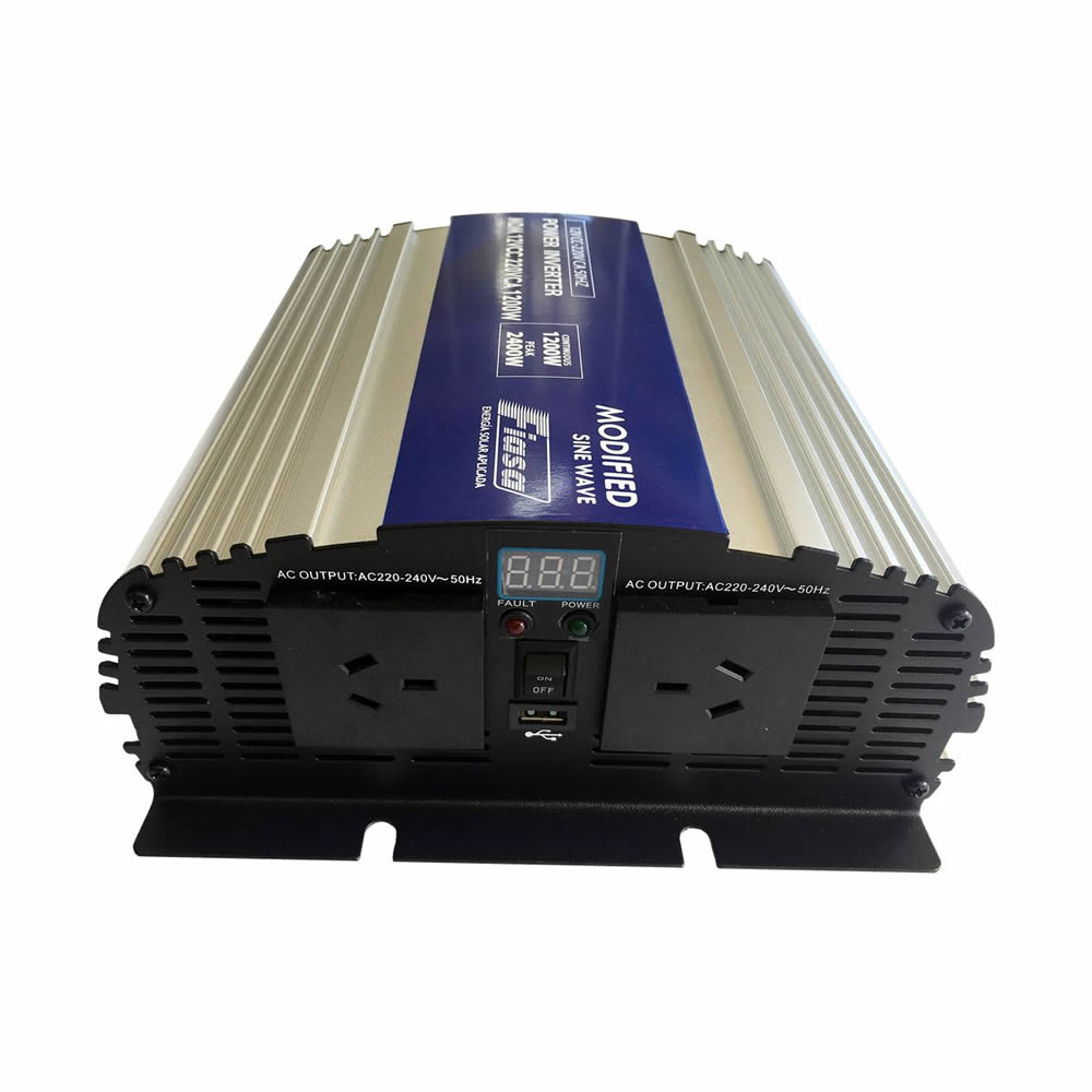 Inversor de Corriente Off Grid Fiasa® Onda Senoidal Modificada 12V 1200W | fiasa.com.ar | Fábrica de Implementos Agrícolas