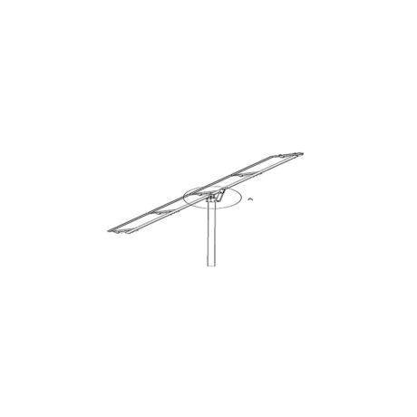 Soporte para Panel Solar Fiasa® para Piso Tipo Monoposte | fiasa.com.ar | Fábrica de Implementos Agrícolas