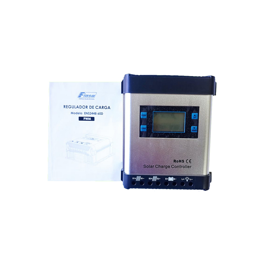 Regulador de carga Fiasa® PWM 24/48V 60A | fiasa.com.ar | Fábrica de Implementos Agrícolas