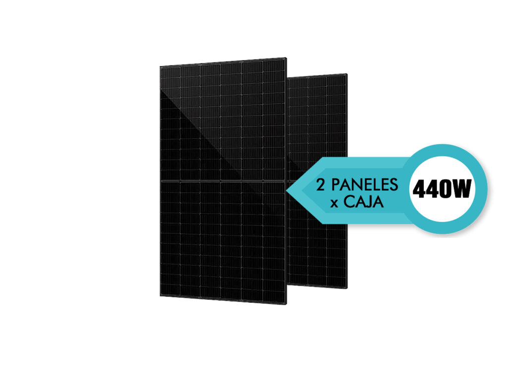 Panel Solar Fiasa® 440w x 2 Unid. Full Screen Black Frame 230441117