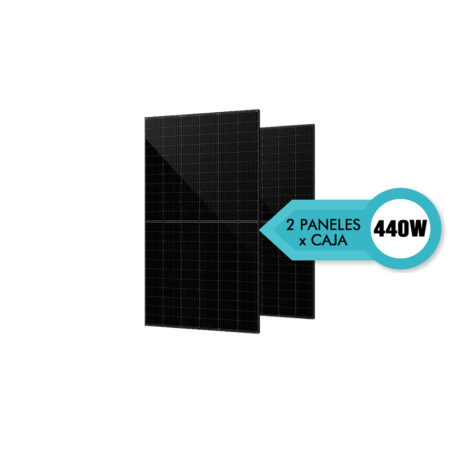Panel Solar Fiasa® 440w x 2 Unid. Full Screen Black Frame 230441117
