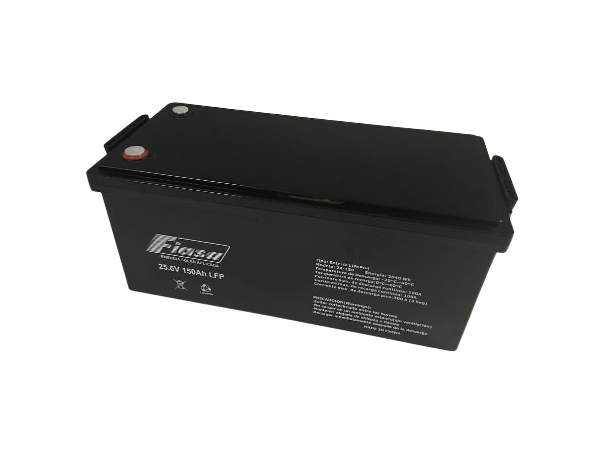 Batería Monoblock de Litio Fiasa® 25.6V150ah