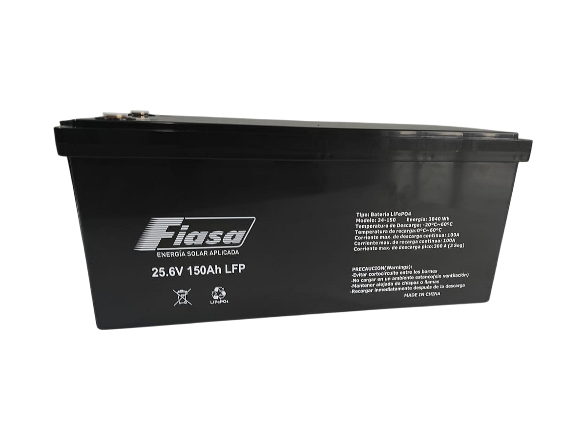 Batería Monoblock de Litio Fiasa® 25.6V150ah